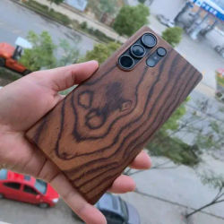 For Samsung Galaxy S24 S23 S22 S21 Note 20 ultra Samsung S24 Plus Walnut Enony Wood Rosewood Wooden