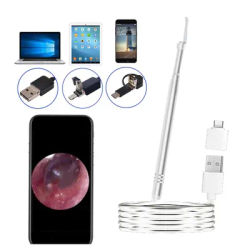 3in1 Smart Visual Earpick Endoscope Spoon Ear Cleaner Camera Otoscope Ear Wax Remover Earwax Removal Tool