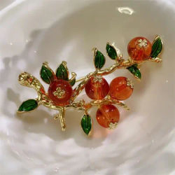 Exquisite Ruyi Chinese Style Brooch Female Fashion Versatile Cheongsam Corsage Delicate Pin Clothing Accessories
