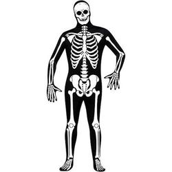 Tuta Intera Costume Cosplay Body Teschio scheletro Mostro Zalgo Cosplay Bambini Adulti Per uomo Ragazzi Carnevale Mascherata martedì grasso Feste Halloween Performance Costumi di Halloween facili