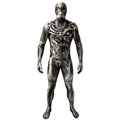 Tuta Intera Costume Cosplay Body Teschio scheletro Mostro Zalgo Cosplay Bambini Adulti Per uomo Ragazzi Carnevale Mascherata martedì grasso Feste Halloween Performance Costumi di Halloween facili