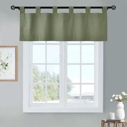 Weathermate Room Darkening Tab Top Flat Valance by Thermalogic in Sage