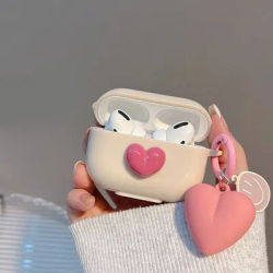 Rosa bello carino ins cartone animato cuore custodia per auricolari punto per Airpods 1 2 3 protezione della copertura per Airpod Pro Pro 2nd custodie iPhone