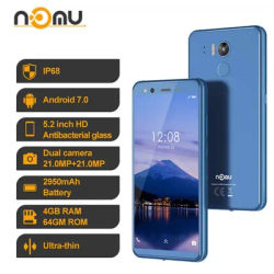 NOMU M8 4G LTE Rugged Smartphone 4GB RAM 64GB ROM Android 7.0 MTK6750T Octa Core Dual 21.0MP NFC Waterproof 5.2" Mobile Phone