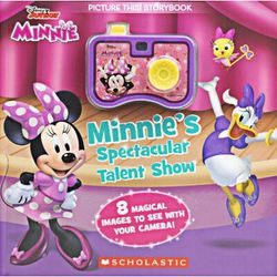 Minnies Spectacular Talent Show: Picture This! Storybook with Toy Camera