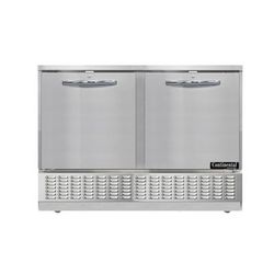 Continental UC48N 48" Undercounter Refrigerator w/ 2 Sections & 2 Doors, 115v, Stainless Steel