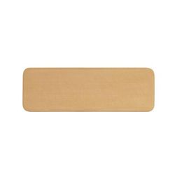 Cal-Mil 23445-721-122 Rectangular Serving Board - 7" x 21", Upcycled Rice Hulls, Brown