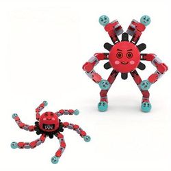 TEMU Mechanical Fidget Spinners With Strange Face Robot Gyro Toys Christmas Stocking Stuffers Gifts