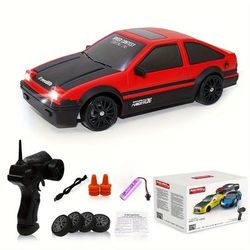 TEMU Blaze - Remote Control Car With Mesmerizing Led Glow, 14km/h High-speed Stunts, Rechargeable Toy Car For Unmatched , Christmas Gift