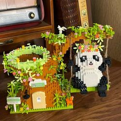 TEMU Panda Building Blocks Pen Holder Toy Building Blocks Gift Christmas Gift