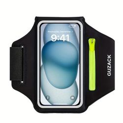 TEMU Guzack 7.0 Inch Large Zipper Mobile Phone Arm Band With Zipper Pocket Touch Screen Adjustable Magic Tape Elastic Band Mobile Phone Arm Bag Strap