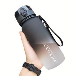 TEMU 1pc 500ml/17oz Gradient Water Cup, Portable Leakproof Water Bottle, For Sports, Fitness, Travel