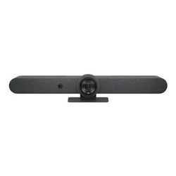 Logitech Rally All-In-One Video Bar for Midsize Rooms, TAA Compliant