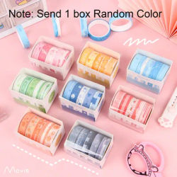 5pcs/box Random Patterns DIY Diamond Painting Anti-dirty Tape Adhesive Edges Sticker Tools Accessories Art Sketch Masking Tape