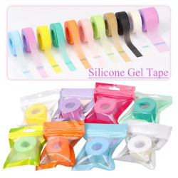 New Color Non-woven Tape Sticker Breathable Sensitive Resistant Microporous Lash Extension Silicone Gel Eyelash Tape Makeup Tool