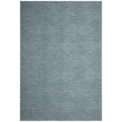 Soleil Maize Indoor/Outdoor Area Rug Aqua by Brylane Home in Aqua (Size 6'6" X 9'4")