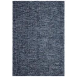 Soleil Maize Indoor/Outdoor Area Rug Aqua by Brylane Home in Navy (Size 7'10"X9'10")