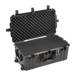 Pelican 1606 Wheeled Air Case with Foam (Black) 016060-0000-110