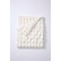 Cascade Ultra Fine Faux Fur Throw by BrylaneHome in Natural