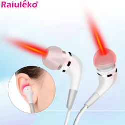 650nm LLLT Laser Therapy Rhinitis Sinusitis Tinnitus Ear Irradiation Laser Physiotherapy Earplug Otitis Media Deafness Treatment