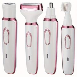 TEMU 4-in-1 Silky-smooth Electric Shaver For Women - Wet/dry, Usb Rechargeable & Portable For Full Body Use