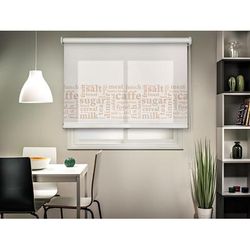 Tenda a rullo - 165 x 190 Lettering beige