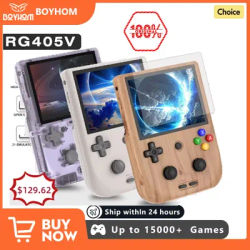 2024 RG405V Video Handheld Game Console 4" IPS HD Touch Screen Android 12 System T618 64-bit Wifi Portable Retro Game Player