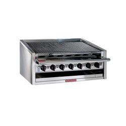 Magikitch'n APM-RMB-636 NG (6M-A3SA6RN) 36" Radiant Charbroiler w/ Round Rod Top Grate, Natural Gas, Stainless Steel, Gas Type: NG