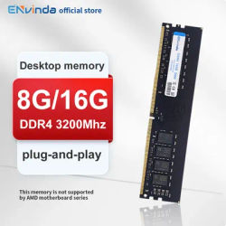 ENVINDA DDR4 RAM 8GX2 16GX2 3200MHz RAM 32G 16G 64G Dual Channel DIMM Memoria Ram 1.35V DDR4 RGB RAM for Desktop