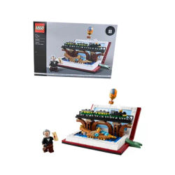 LEGO 40690 Tribute to Jules Verne's Books Set,Creator Imagination Library