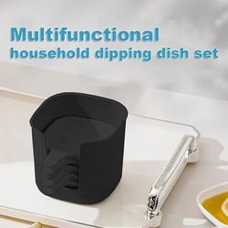 TEMU 7-piece Plastic Dish Set For Condiments, Dips, And Sauces - Multifunctional Household Dipping Dish Set For Kitchen Use