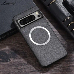 for Magsafe Fabric Cloth Case for Google Pixel 9 8 7 6 Pro XL 7A 8A 6A Magnetic Wireless Charging