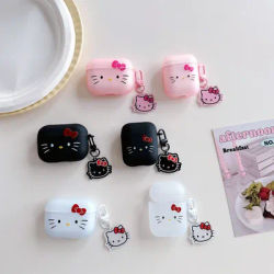 For Airpods 1 2 3 4 Pro Pro 2 Pro 3 Crayon Dog Matte TPU Earphone Case Accessories Cover