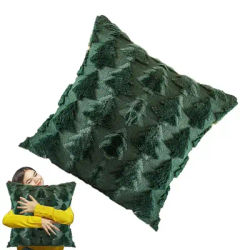 Christmas Tree Pillow Covers Plush Cushion Case Pillowcase Plush Cushion Pillowcase Cushion Cover