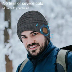 Beanie Headphones Washable Wireless Headphones Hat Headset Winter Beanies For Outdoor Sports Skiing