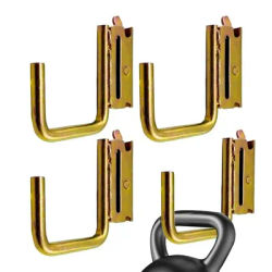 E Track J Hook Galvanized Iron E Track Tool Holder 4 Pieces Spring Fitting E Track Accessories For