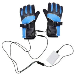 Outdoor Heated Gloves Rechargeable Electric Heated Gloves Battery Powered Hand Warmer Glove Liners