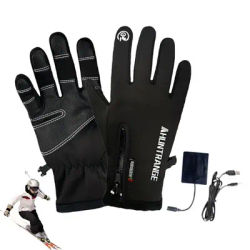 USB Heated Gloves USB Fast Heating Gloves Multi-Use Mittens Sport Specific Clothing Non-Slip Gloves