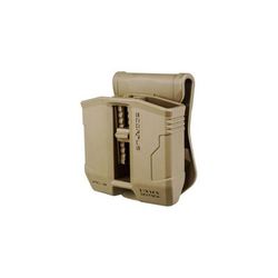 Scorpus Double Magazine Pouch .45/10mm Single-Stack 1911 Steel Magazines Flat Dark Earth SC-PS1911T