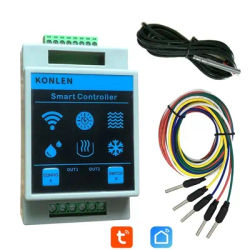 New Tuya WIFI Temperature Sensor Water Level Thermostat Controller 220V Tank Pump Valve Boiler Pool