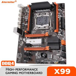 New Atermiter X99 Turbo D4 Motherboard Slot LGA2011-3 USB3.0 NVME M.2 SSD Support REG ECC DDR4