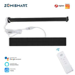 Top Zemismart Smart Zigbee Roller Shade Motor Built in Battery for 37 38mm Tube Tuya Smart Life APP