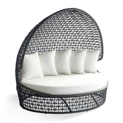 Malaga Daybed Replacement Cushions - Sailcloth Salt - Frontgate