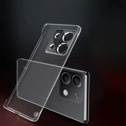 Ultra-thin Frameless Clear Hard PC Phone Case for Redmi Note 13 13Pro 13ProPlus 13Pro+ 5G ShockProof Coque Back Cover Shell