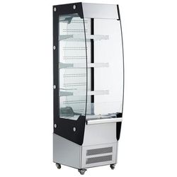 Black Diamond BDVACM-220 19" Vertical Open Air Cooler w/ 4 Levels, 110v, Silver