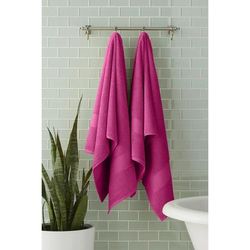 BH Studio 2-Pc. Bath Towel Set by BH Studio in Raspberry
