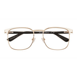 Unisex s square Matte Gold Carbon Fiber,Metal Prescription eyeglasses - Eyebuydirect s Whir