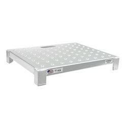 New Age 53600 Ergo Single Step Platform - Aluminum, Silver