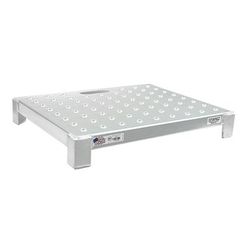 New Age 53600 Ergo Single Step Platform - Aluminum, Silver