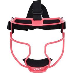 Rawlings HI-VIZ Youth Softball Fielders Mask Pink